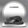 Liveasy Essentials Women'S Diabetic & Orthopedic Slippers - Black - Size Uk 8 / Us 11