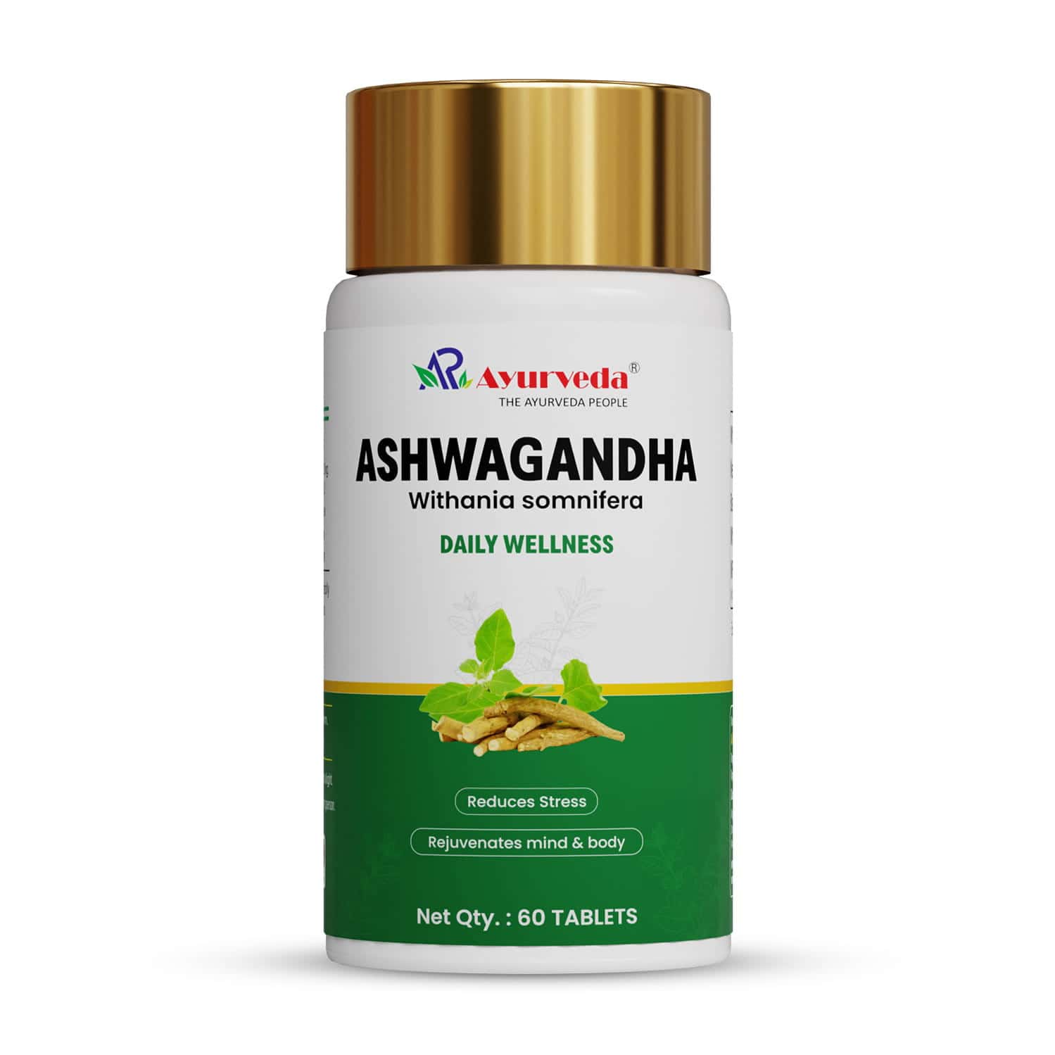 A R Ayurveda Ashwagandha Tablets For General Wellness And Daily Energy - 60 Tablets