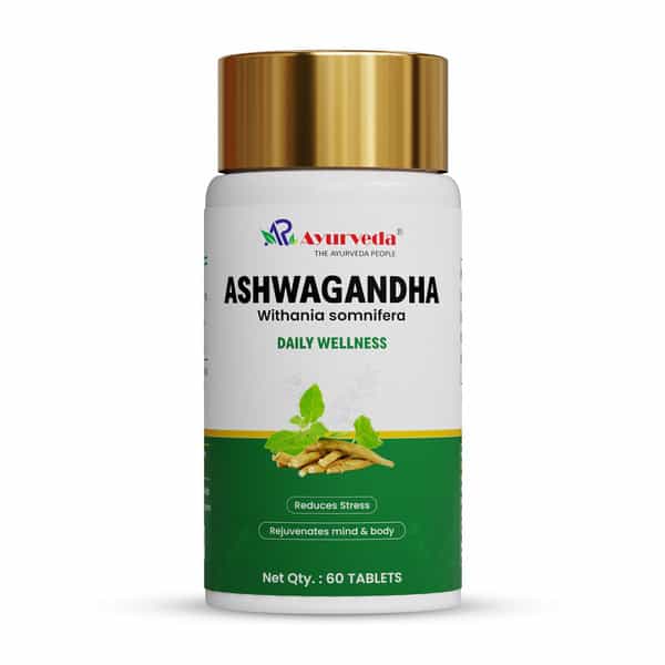 A R Ayurveda Ashwagandha Tablets For General Wellness And Daily Energy - 60 Tablets