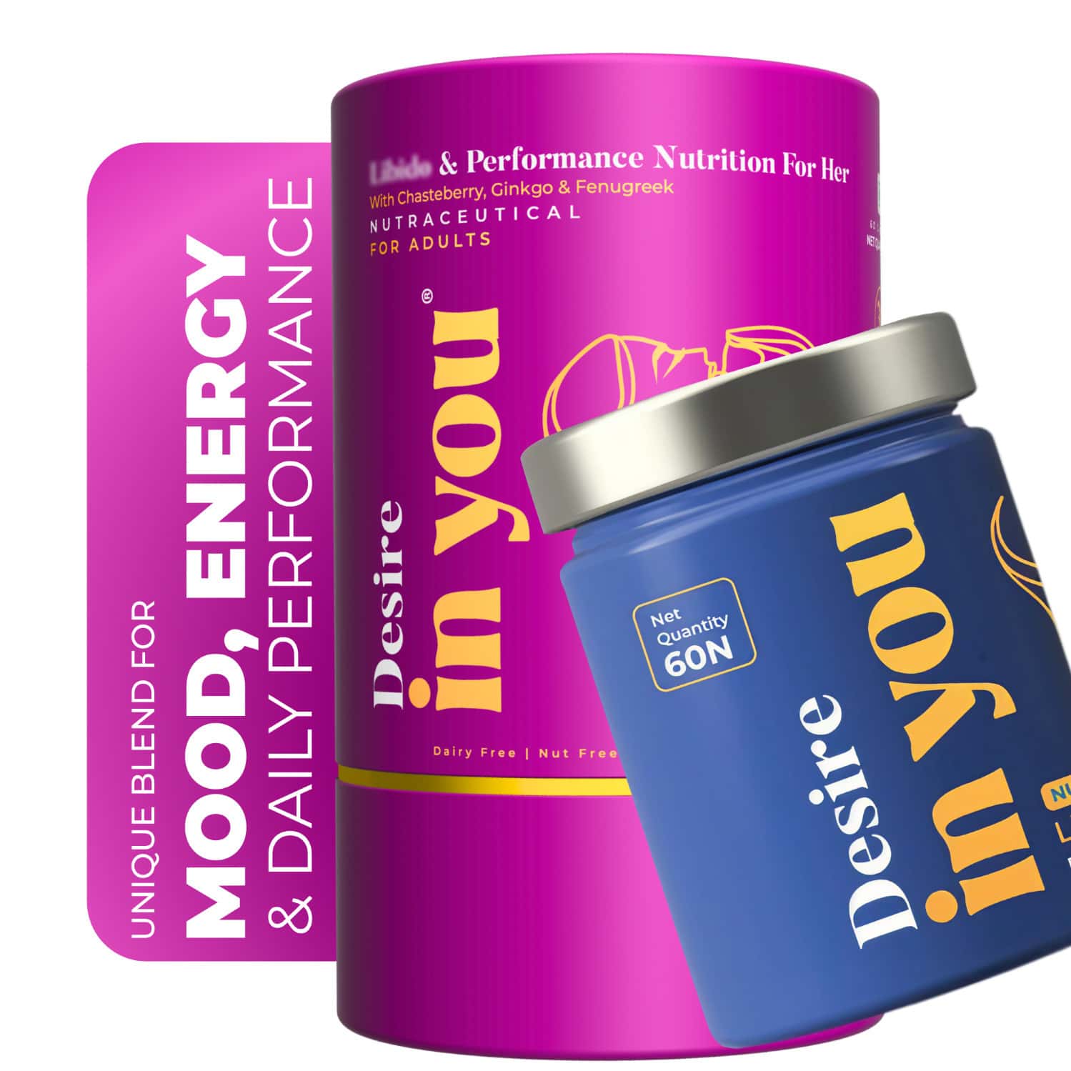 Desire In You Natural Energy & Wellness Formula For Women |for Emotional & Physical Vitality
