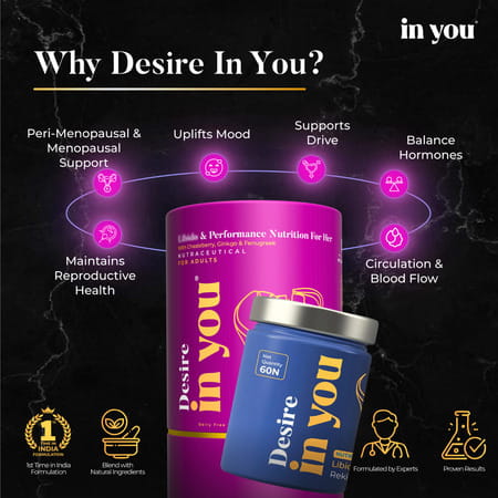 Desire In You Natural Energy & Wellness Formula For Women |For Emotional & Physical Vitality