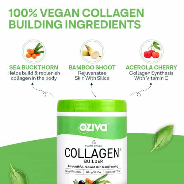 Oziva Plant Based Collagen Builder Classic Pack Of 2 Glowing Skin