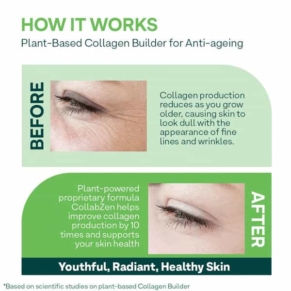 Oziva Plant Based Collagen Builder Classic Pack Of 2 Glowing Skin