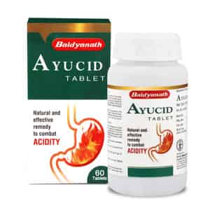 Baidyanath Ayurved Ayucid Tablets 60s | Acidity & Bloating Relief