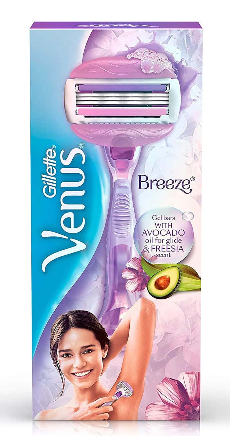 Buy Gillette Venus Breeze Hair Removal Razor For Women Online get Upto