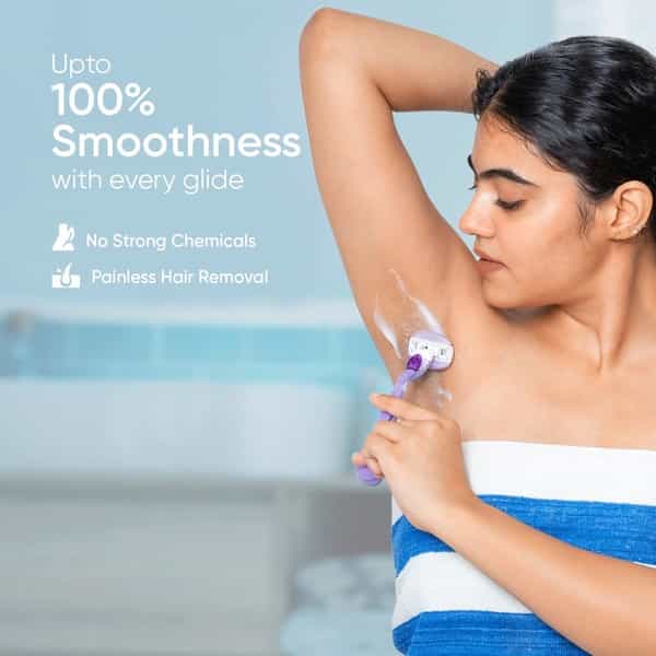 Gillette Venus Comfortglide Hair Removal Razor For Women With Avocado Oils & Freesia Scent 1 Pc