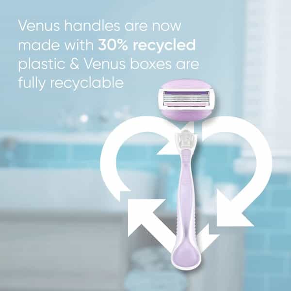 Gillette Venus Comfortglide Hair Removal Razor For Women With Avocado Oils & Freesia Scent 1 Pc