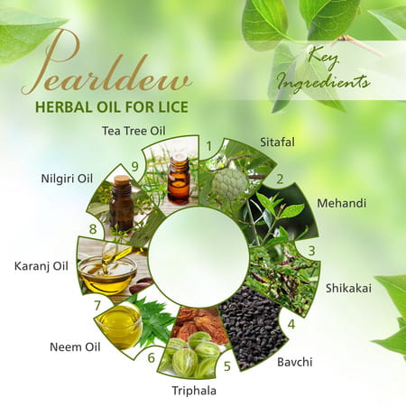 Pearldew Oil 25 Ml | Enriched With Sitafal | Mehandi | Kapoor & Nilgiri Oil (Pack Of 4)