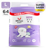 Mylo Baby Diaper Pants Large (L) Size 9-14 Kgs (64 Count) - Pack Of 1