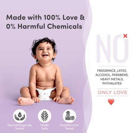 Mylo Baby Diaper Pants Large (L) Size 9-14 Kgs (64 Count) - Pack Of 2