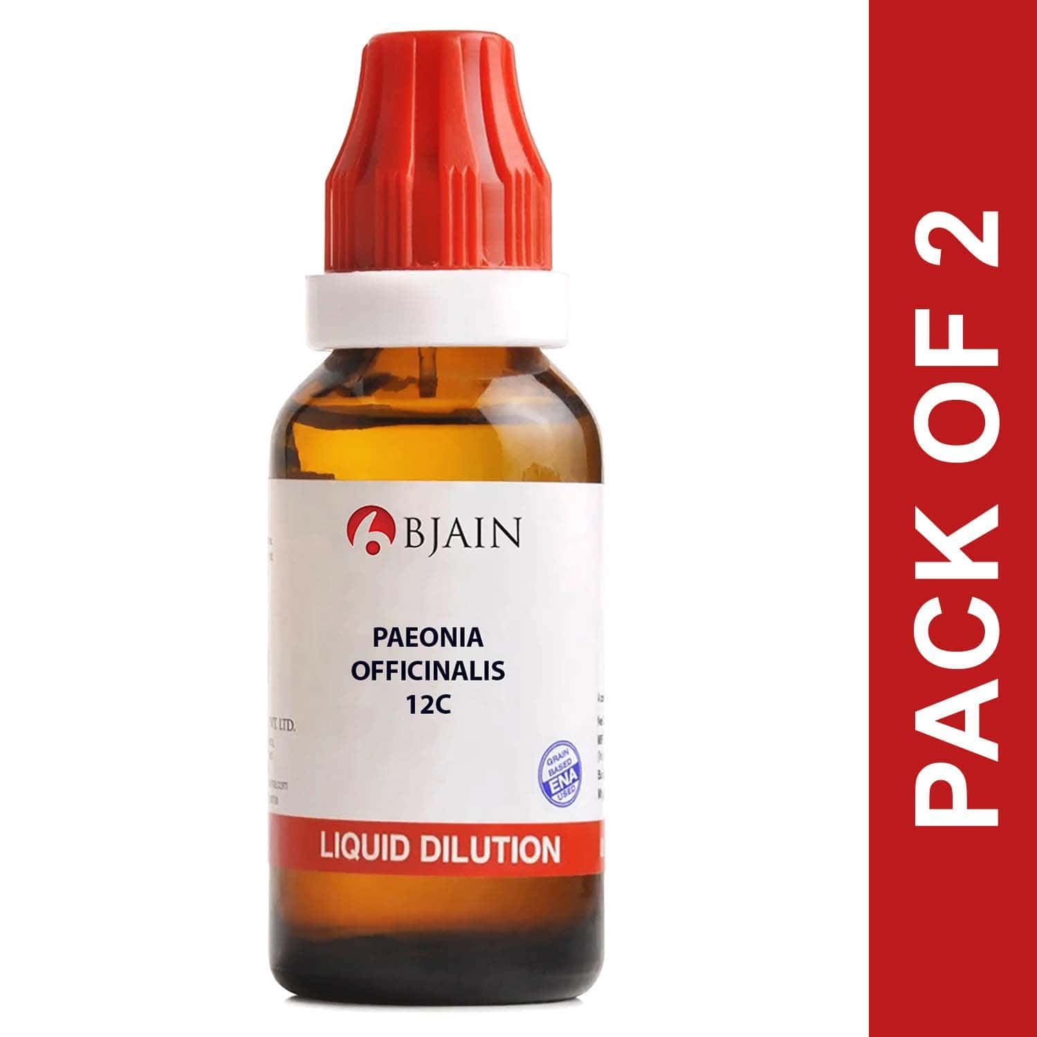 Bjain Paeonia Officinalis Dilution 12c | 30ml (Pack Of 2)