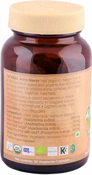 Organic Wellness Owheal Acne Never Capsule 90
