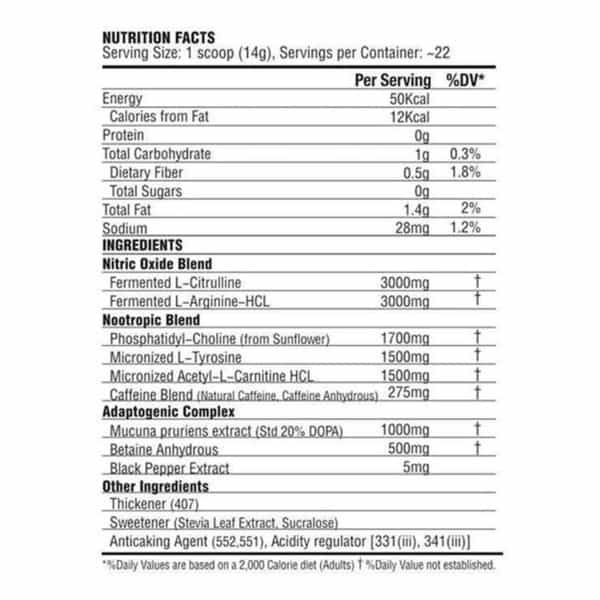Neulife Vaso-Rage Extreme Pre-Workout Catalyst 300G (Lemon Ice-Tea)