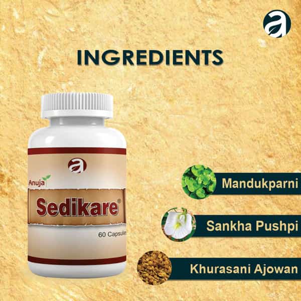 Anuja Sedikare Capsules - 90 Cap (Pack Of 3)