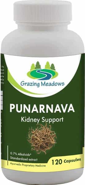 Grazing Meadows Punarnava - 120 Capsules