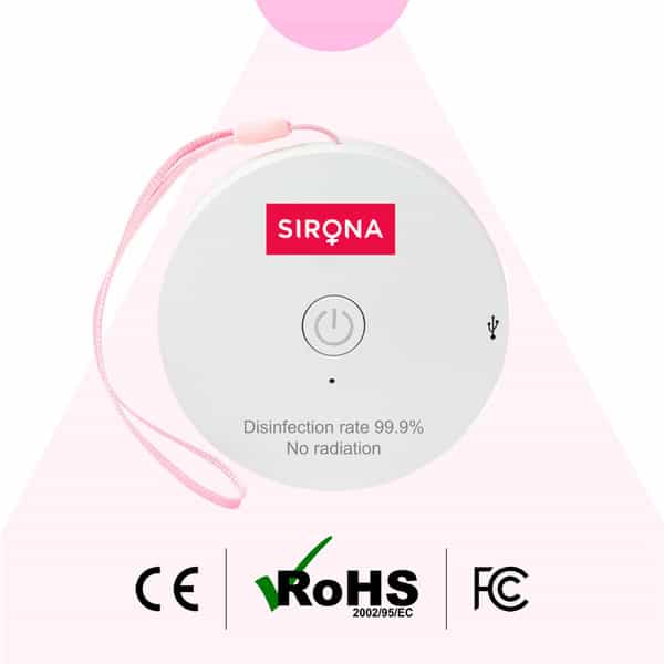 Sirona Portable Uv Menstrual Cup Sterilizer | No Boiling | No Steam | Battery | Usb Operated