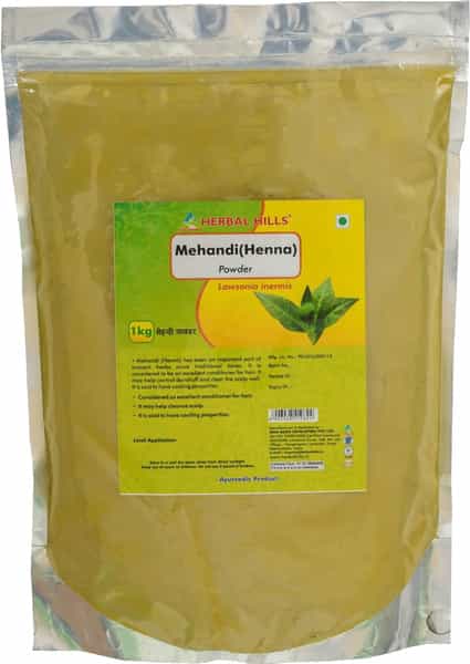 Herbal Hills Mehandi Powder - 1Kg - Pack Of 2