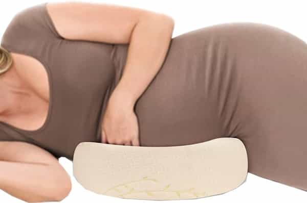 The White Willow Memory Foam Pregnancy Pillow For Pregnant Women For Body & Belly Support -Bamboo