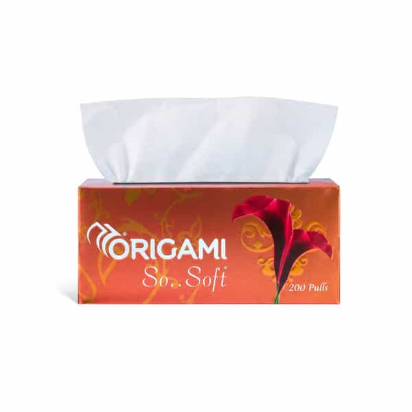 Origami So...Soft Face Tissues | 200 Pulls | 2 Ply | 19Cm X 20Cm