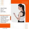 Vissco Heating Belt - Provides Heat Therapy To Soothe Sore Muscles - Relieves Pain