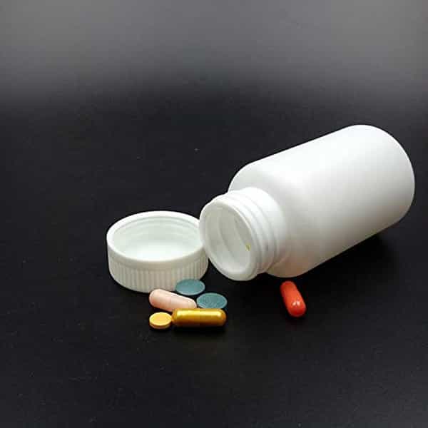 Patco - 60Ml White Hdpe Empty Bottle For Capsules & Tablets - For Ayurvedic Powder Storage (25 Pcs)