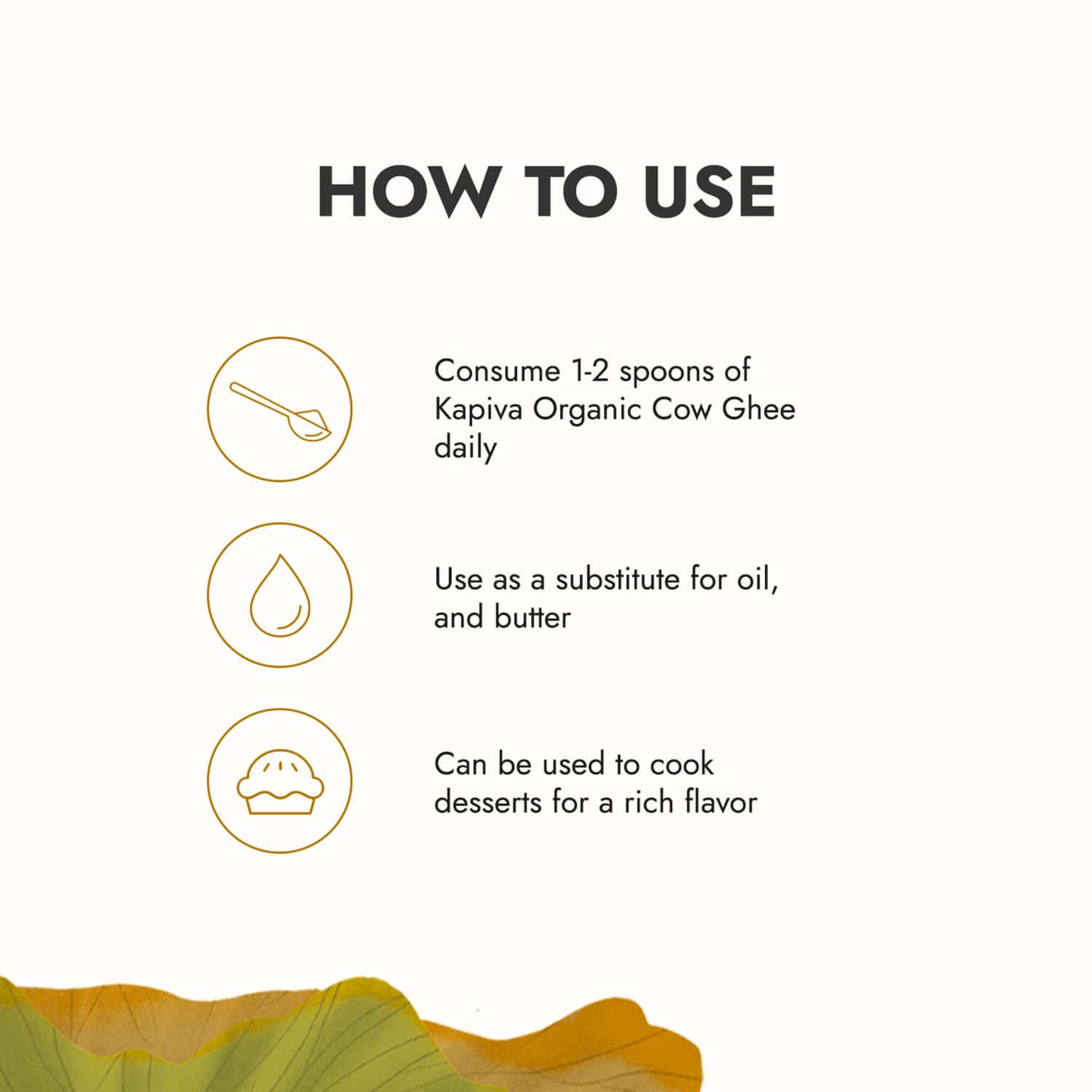 Buy KAPIVA ORGANIC GHEE GOOD FATS FOR HEALTHY HEART KETO DIET