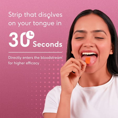 Hk Vitals Disolve Pcos Balance With Inositol & Folate | Mango Flavour | 30 Strips