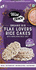 Wise Crack Organic Rice Cakes - Flax Lovers 105G & Quinoa Power|105G (Pack Of 2)