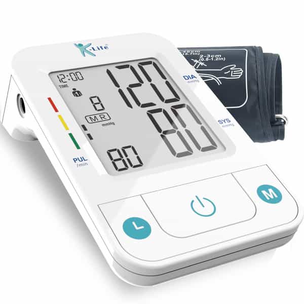 K-Life 107 - Fully Automatic Digital Blood Pressure Checking Machine | Bp Monitor (White)