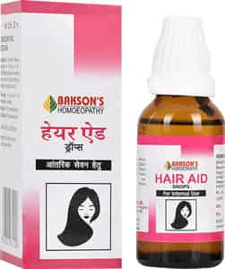 Dr Bakshi's Bakson Homoeopathy Hair Aid Drop For Internal Use 30ml Pack Of 2