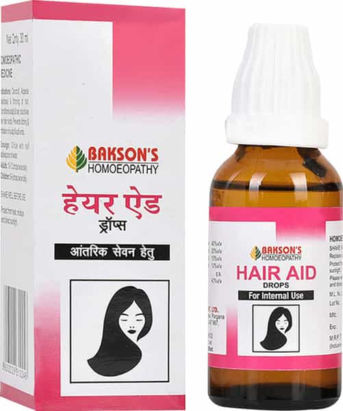 Dr Bakshi's Bakson Homoeopathy Hair Aid Drop For Internal Use 30Ml Pack Of 2