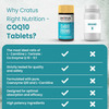 Cratus Nutrition Coq10 Tablets For Heart Health & Cellular Energy Support Formulated 60 Tablets