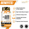 Musclexp Calcium + Magnesium + Zinc & K2-Mk7 Daily Vital 60 Tablets