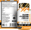 Musclexp Calcium + Magnesium + Zinc & K2-Mk7 Daily Vital 60 Tablets
