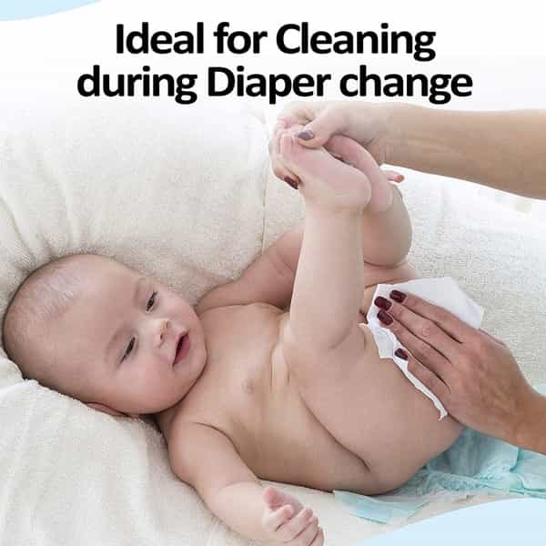 Luvlap Paraben Free 99% Pure Water Nourishing Baby Wipes With Fliptop Lid 72 Wipes Each (Pack Of 3)