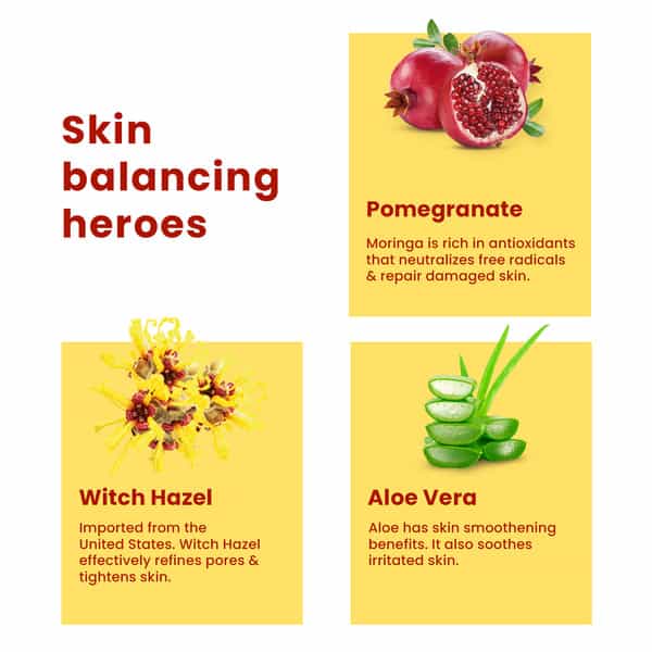 The Skin Story Moisturizing Pore Minimizing Toner With Witch Hazel Aloe Vera | All Skin Types 100Ml
