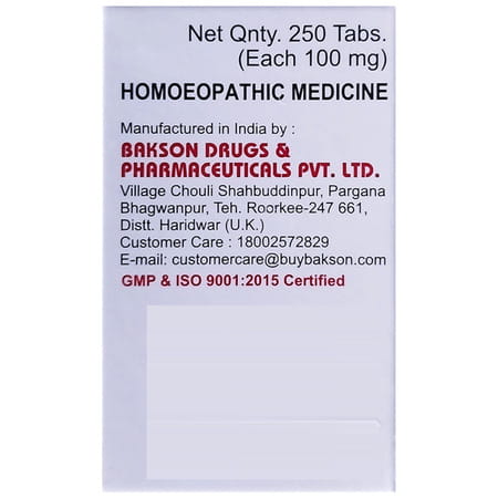Baksons Homoeopathy Magnesium Phosphoricum Biochemic Tablet 6X 250 No's