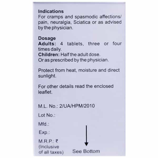 Baksons Homoeopathy Magnesium Phosphoricum Biochemic Tablet 6X 250 No's