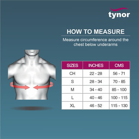 Tynor Posture Corrector Grey Large 1 Unit