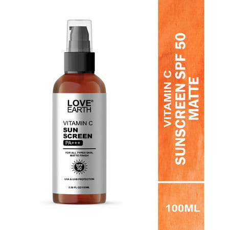 Love Earth Vitamin C Sunscreen Spf 50 Pa+++ | 100 Ml
