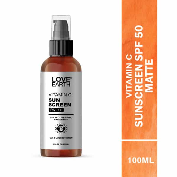 Love Earth Vitamin C Sunscreen Spf 50 Pa+++ | 100 Ml