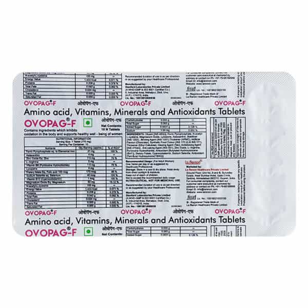 Ovopag F Tablet 10 No's