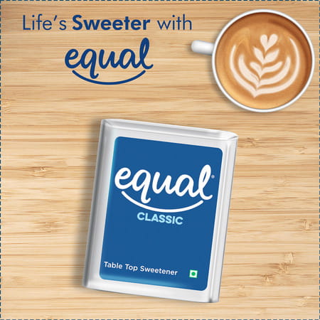 Equal Classic Zero Calorie Sweetener Sugar Free Calorie Control 100 Tablets Pack Of 4
