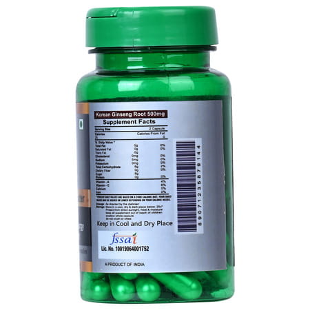 Cipzer Korean Ginseng Capsule|Builds And Strengthens Bone|Boosts Immunity System-60 Capsules