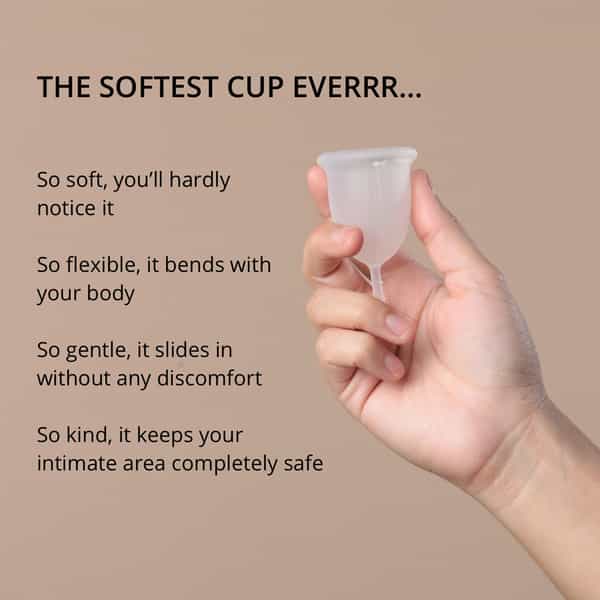 Carmesi Reusable Menstrual Cup - The Softest Cup Everr... (1 Pc Large)