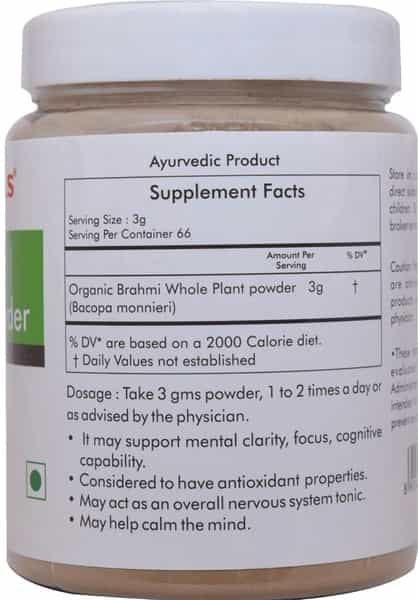 Herbal Hills Brahmi Powder 200 Gms