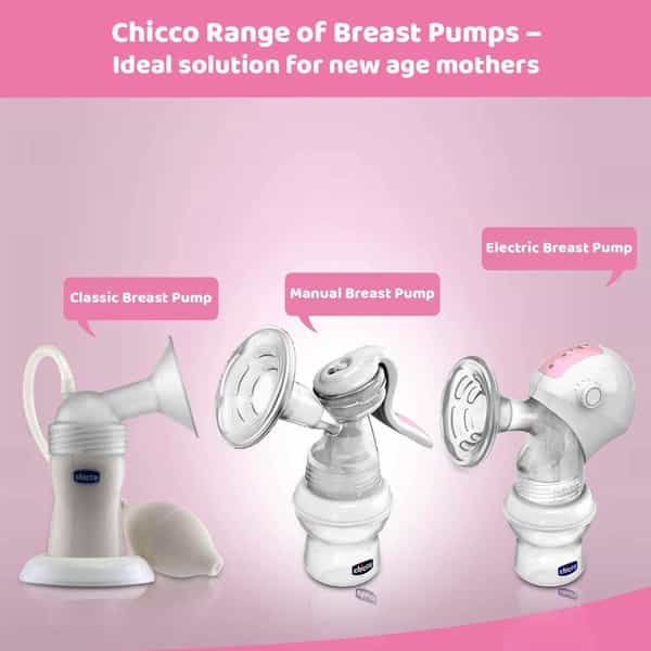 Chicco Natural Feeling Manual Breast Pump Effective & Gentle Expression Of Milk Bpa Free