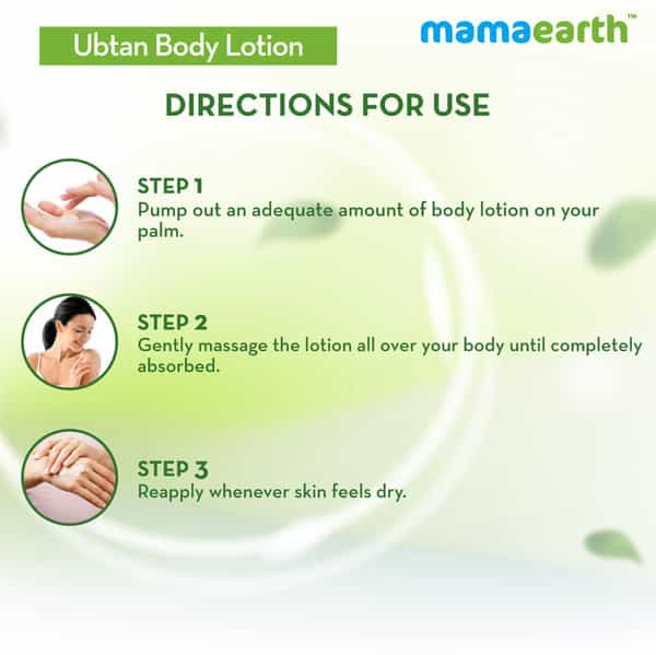 Mamaearth Ubtan Body Lotion With Turmeric & Kokum Butter For Glowing Skin 400 Ml