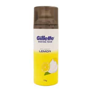 Gillette Lemon Scent | Shaving Foam | Bottle Of 196 Gm