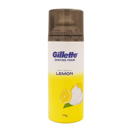 Gillette Lemon Scent | Shaving Foam | Bottle Of 196 Gm